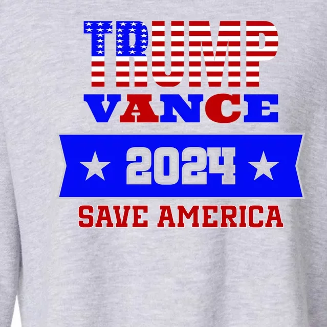 Trump Vance 2024 Save America Cropped Pullover Crew