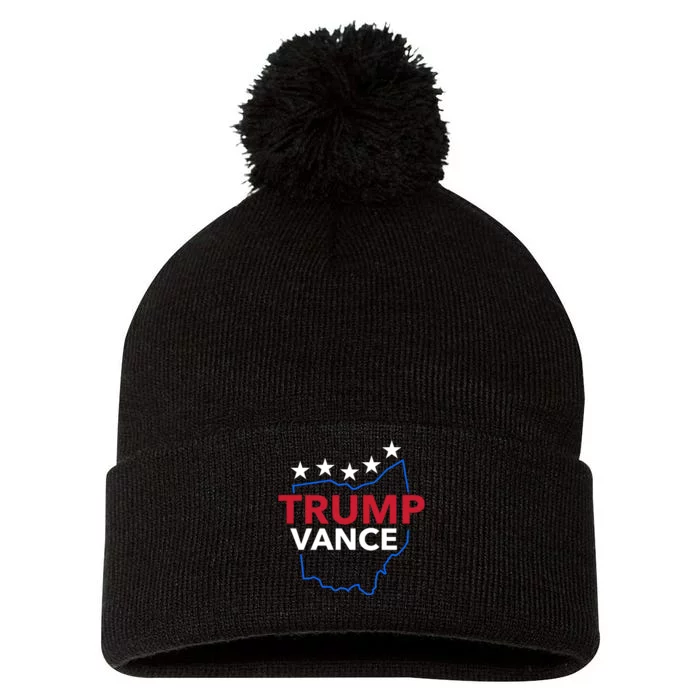 Trump Vance 2024 Pom Pom 12in Knit Beanie