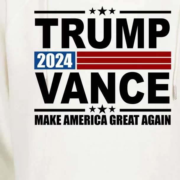 Trump Vance 2024 Make America Great Again Womens Funnel Neck Pullover Hood