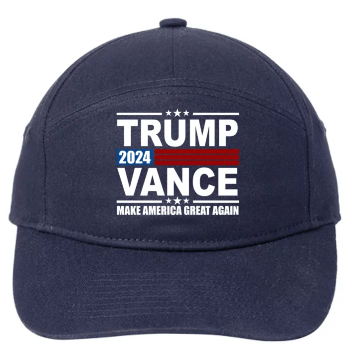 Trump Vance 2024 Make America Great Again 7-Panel Snapback Hat