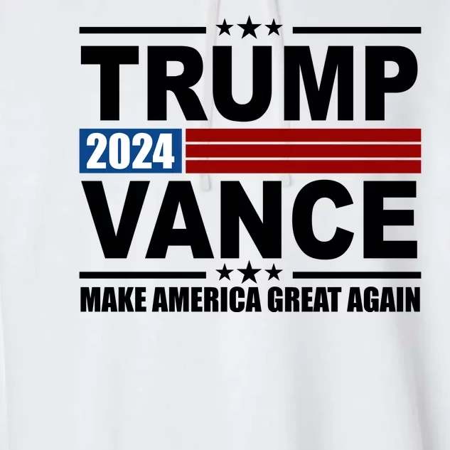 Trump Vance 2024 Make America Great Again Garment-Dyed Fleece Hoodie