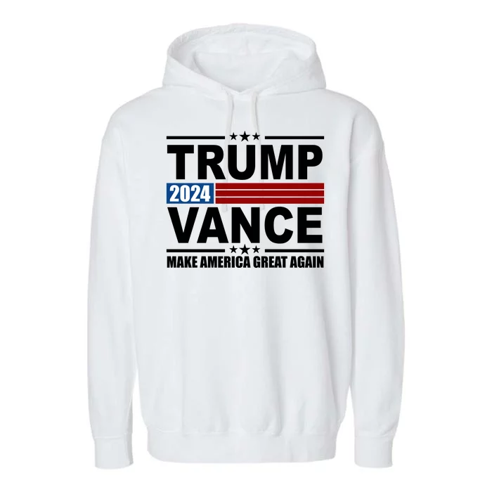 Trump Vance 2024 Make America Great Again Garment-Dyed Fleece Hoodie