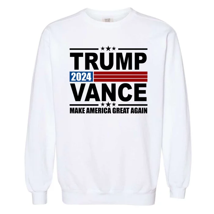 Trump Vance 2024 Make America Great Again Garment-Dyed Sweatshirt