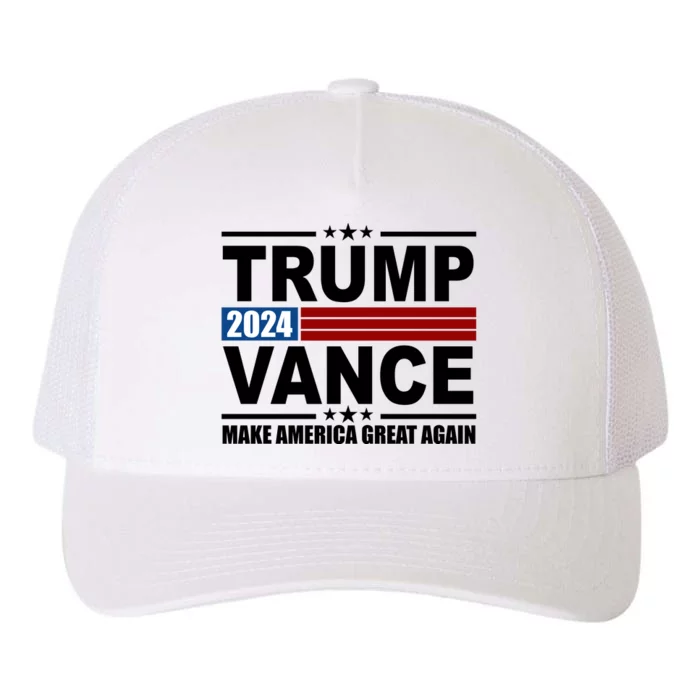 Trump Vance 2024 Make America Great Again Yupoong Adult 5-Panel Trucker Hat