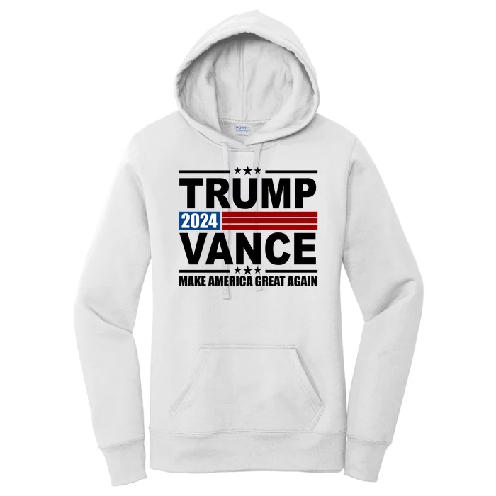 Trump Vance 2024 Make America Great Again Women's Pullover Hoodie