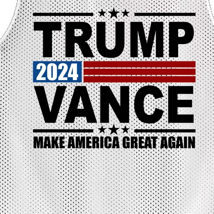 Trump Vance 2024 Make America Great Again Mesh Reversible Basketball Jersey Tank