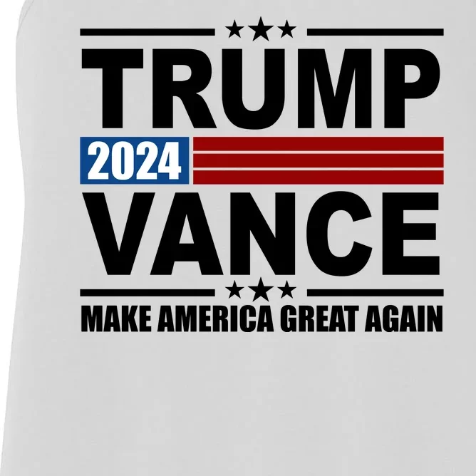 Trump Vance 2024 Make America Great Again Women's Racerback Tank