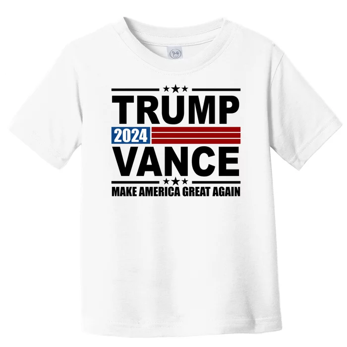 Trump Vance 2024 Make America Great Again Toddler T-Shirt