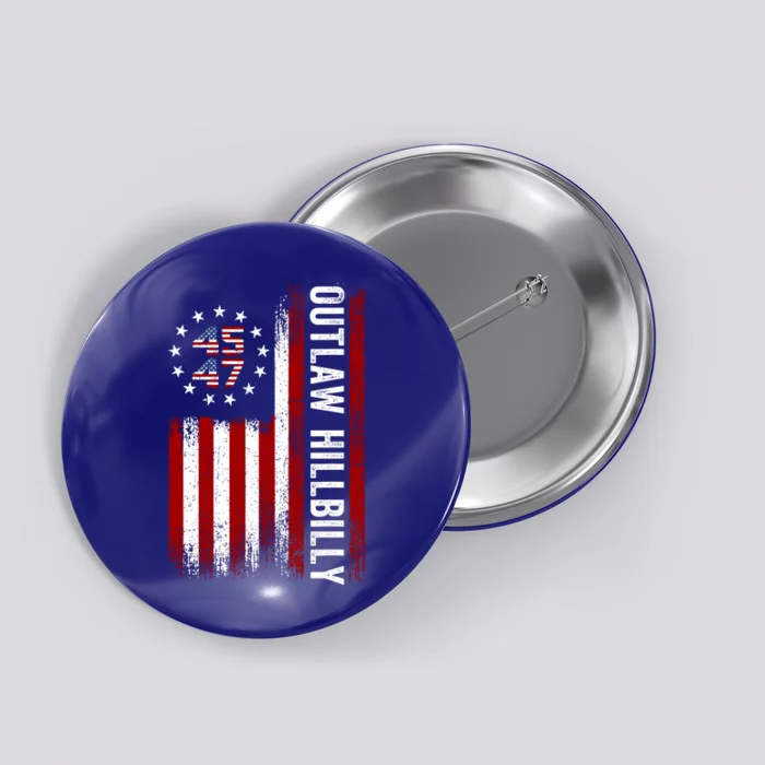 Trump Vance 2024 Funny Outlaw Hillbilly Button