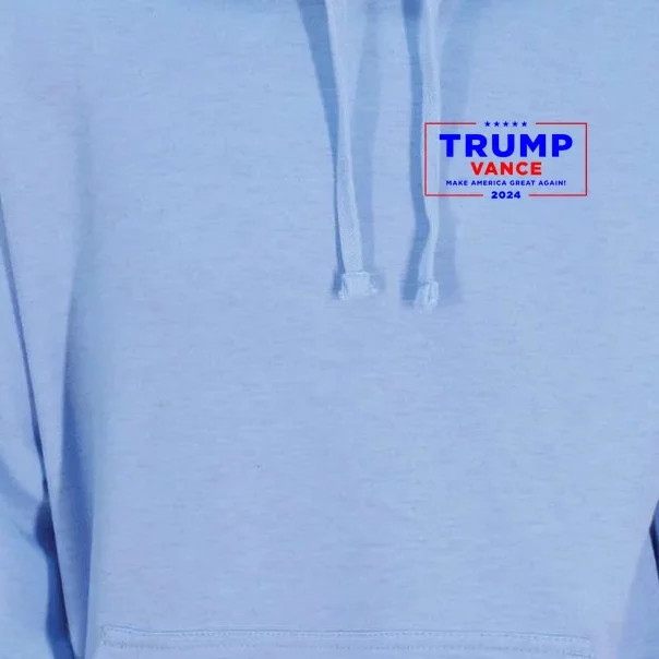 Trump Vance 2024 Pocket Print Unisex Surf Hoodie