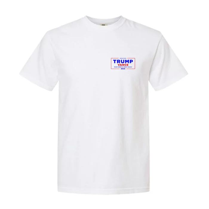 Trump Vance 2024 Pocket Print Garment-Dyed Heavyweight T-Shirt