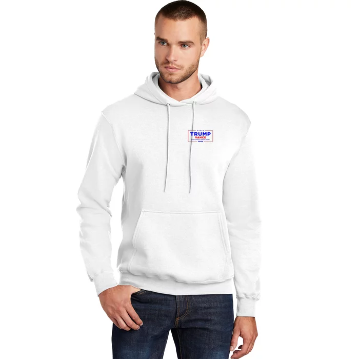 Trump Vance 2024 Pocket Print Hoodie