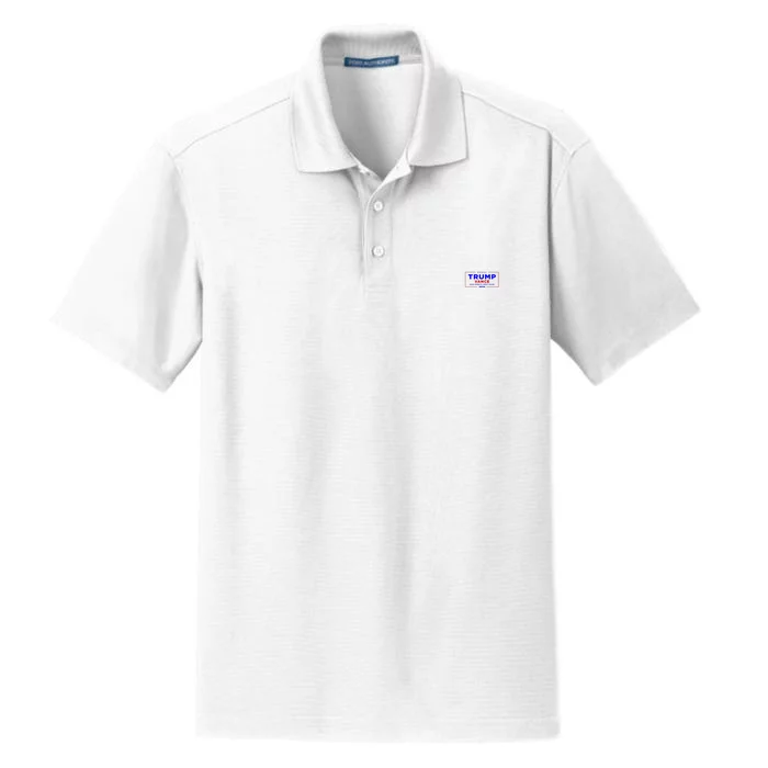 Trump Vance 2024 Pocket Print Dry Zone Grid Performance Polo