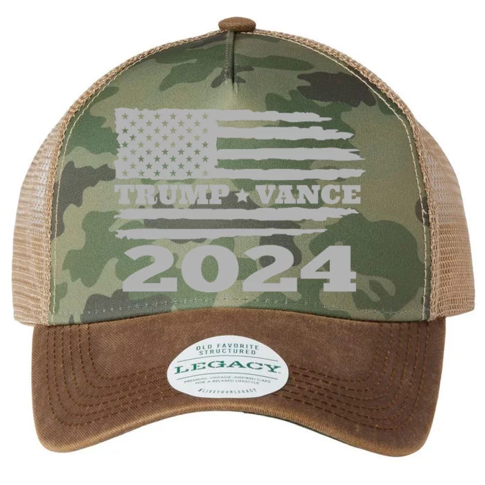 Trump Vance 2024 Gray Style Legacy Tie Dye Trucker Hat