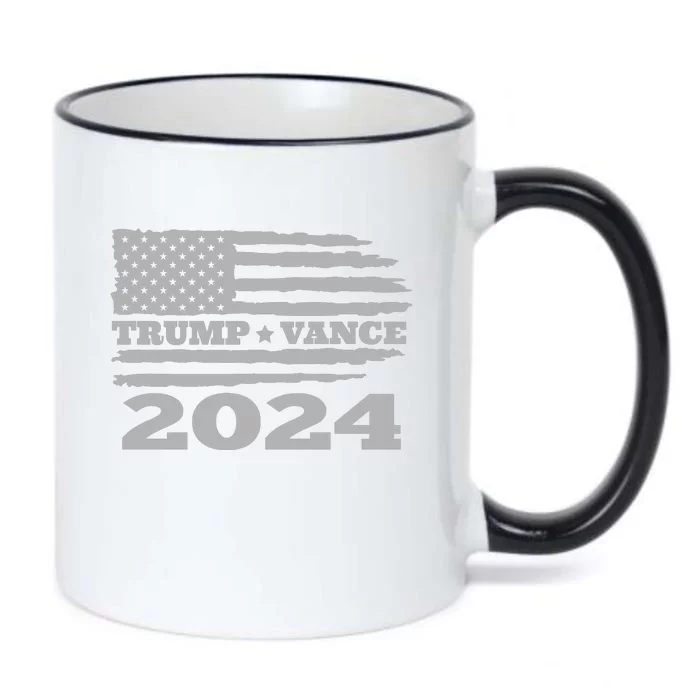 Trump Vance 2024 Gray Style Black Color Changing Mug