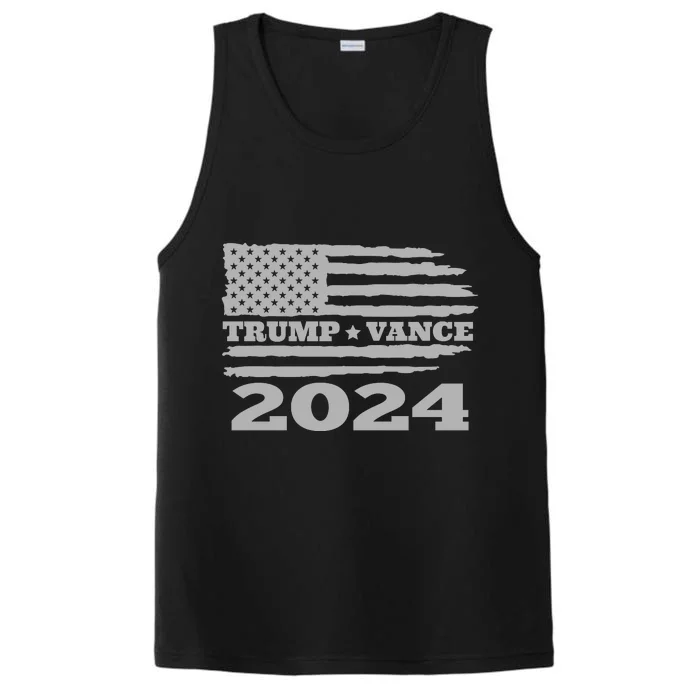 Trump Vance 2024 Gray Style Performance Tank