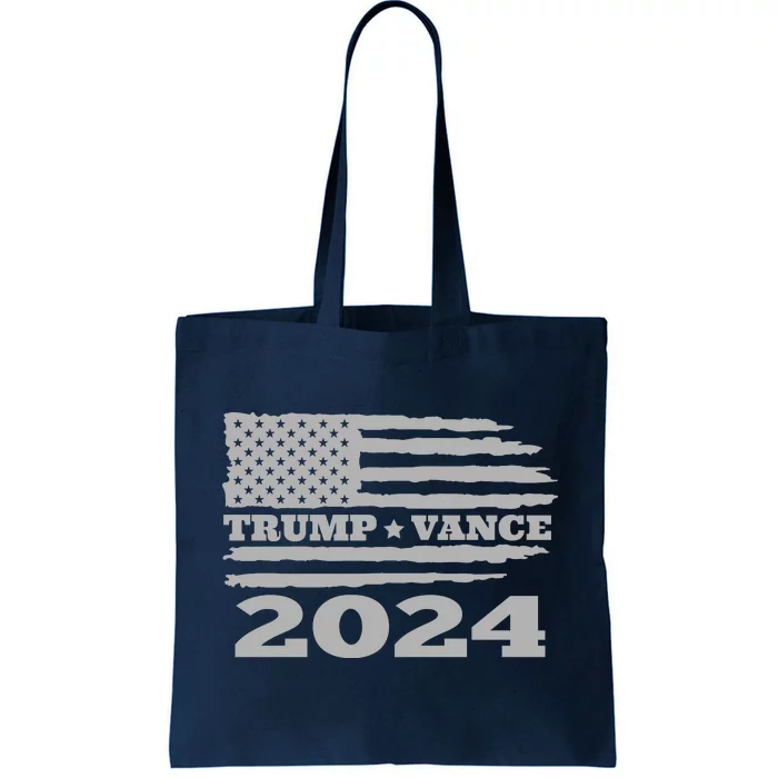 Trump Vance 2024 Gray Style Tote Bag