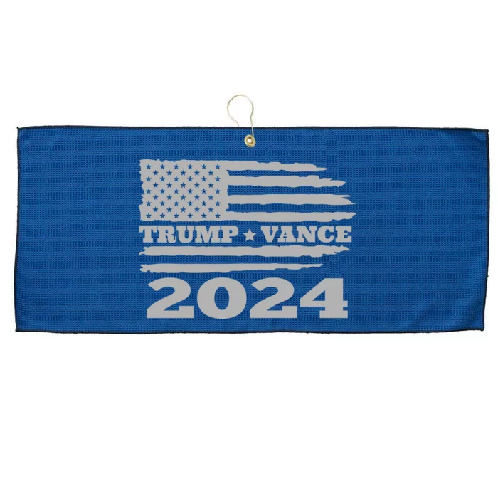 Trump Vance 2024 Gray Style Large Microfiber Waffle Golf Towel