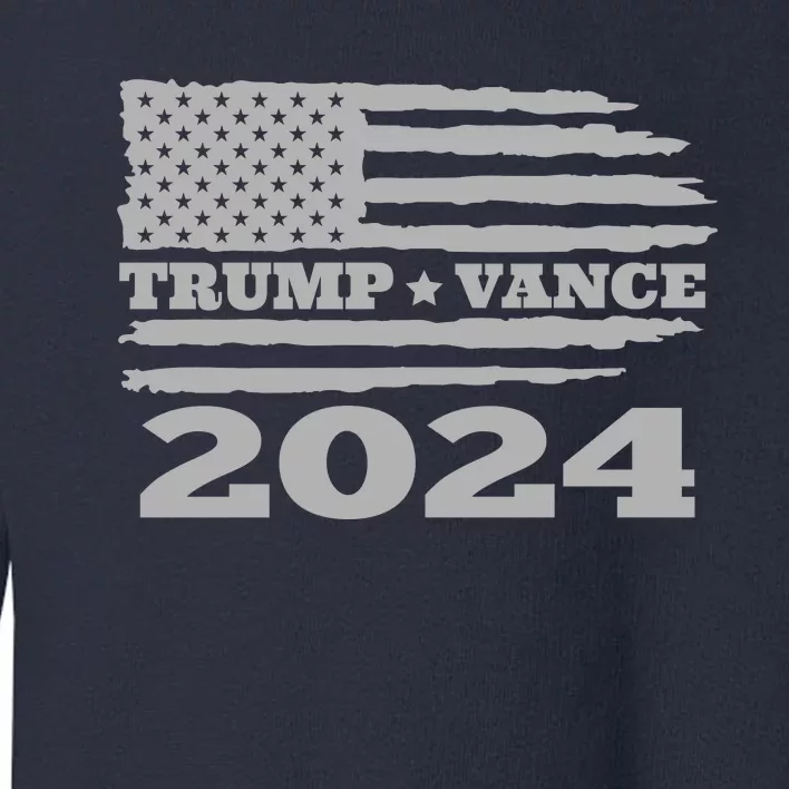 Trump Vance 2024 Gray Style Toddler Sweatshirt