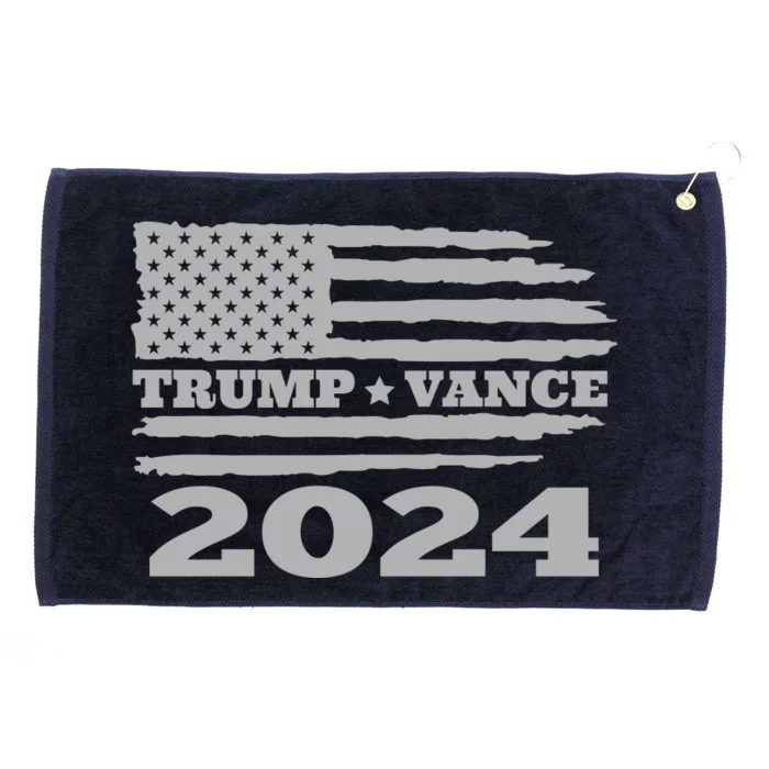 Trump Vance 2024 Gray Style Grommeted Golf Towel