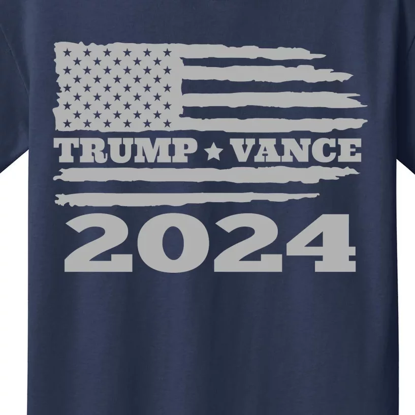 Trump Vance 2024 Gray Style Kids T-Shirt