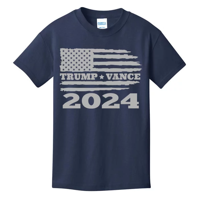 Trump Vance 2024 Gray Style Kids T-Shirt