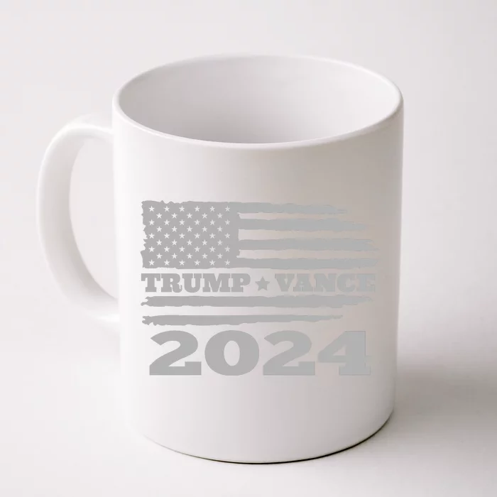 Trump Vance 2024 Gray Style Front & Back Coffee Mug