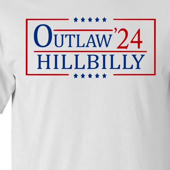 Trump Vance 2024 Funny Outlaw Hillbilly Tall T-Shirt