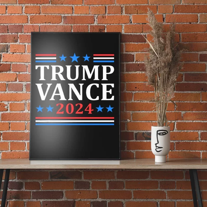 Trump Vance 2024 For President Vp Usa Election Patriotic Poster