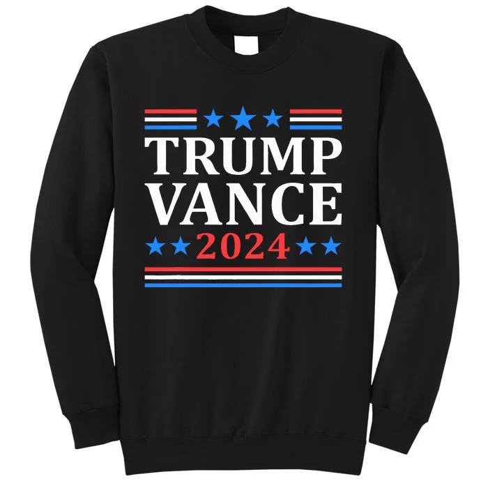 Trump Vance 2024 For President Vp Usa Election Patriotic Tall Sweatshirt