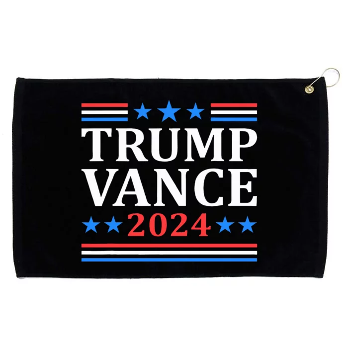 Trump Vance 2024 For President Vp Usa Election Patriotic Grommeted Golf Towel