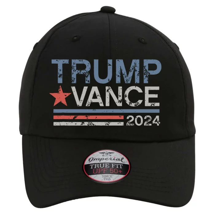 Trump Vance 2024 Retro Featuring Trump And Jd Vance The Original Performance Cap