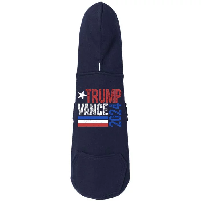 Trump Vance 2024 Vintage Election Doggie 3-End Fleece Hoodie