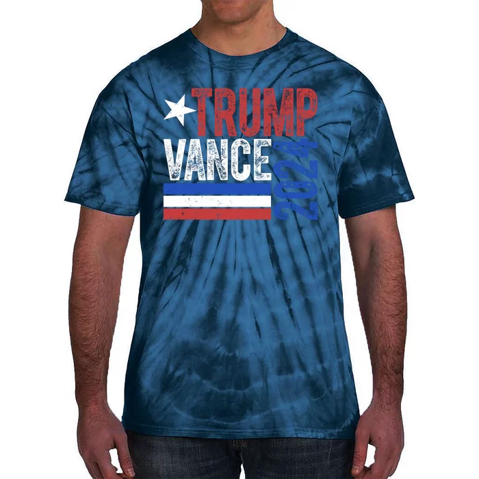 Trump Vance 2024 Vintage Election Tie-Dye T-Shirt