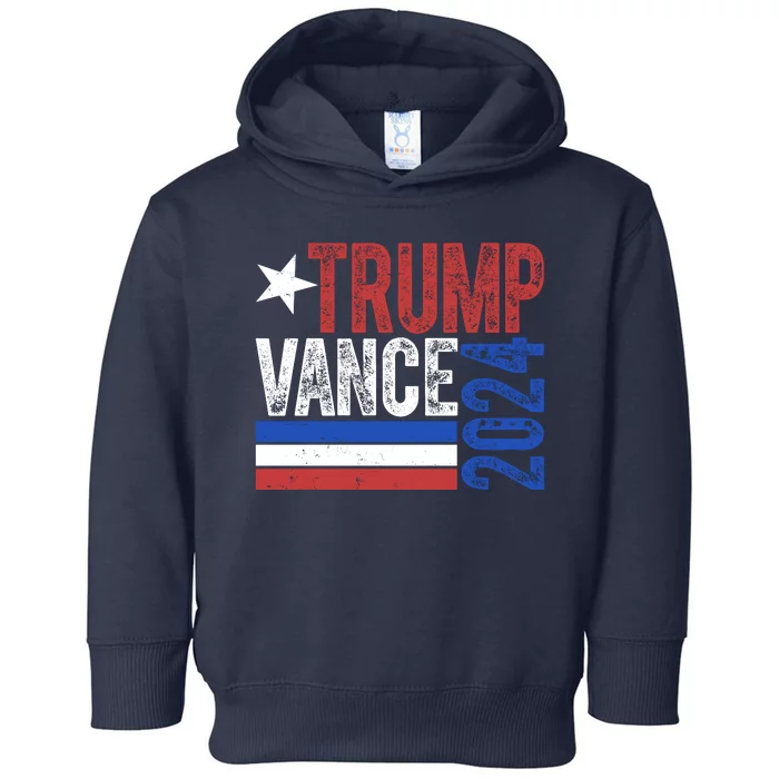 Trump Vance 2024 Vintage Election Toddler Hoodie