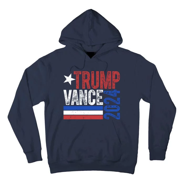 Trump Vance 2024 Vintage Election Tall Hoodie