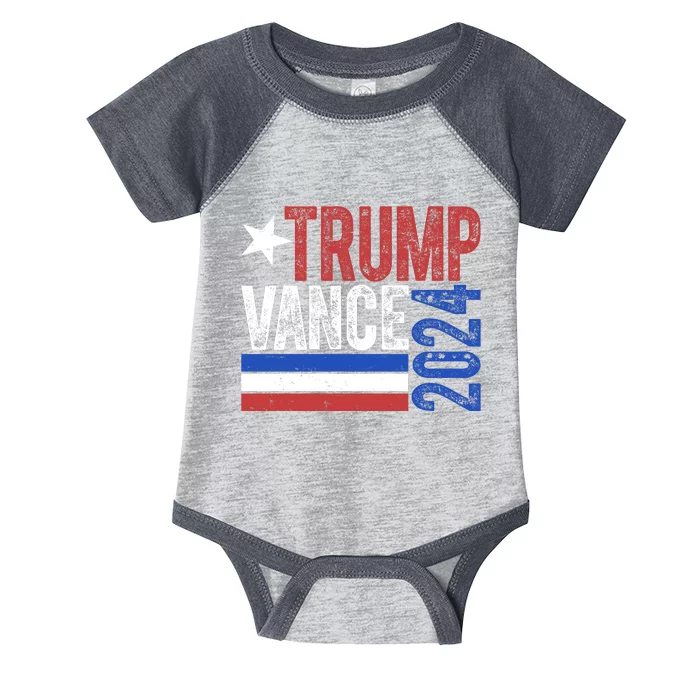 Trump Vance 2024 Vintage Election Infant Baby Jersey Bodysuit