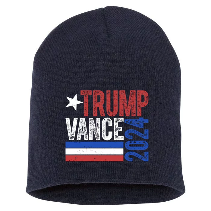 Trump Vance 2024 Vintage Election Short Acrylic Beanie