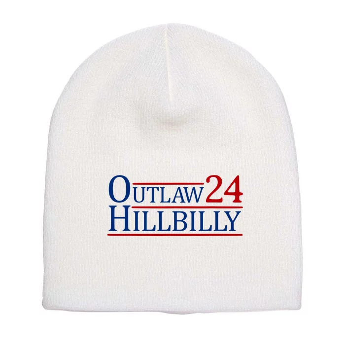 Trump Vance 2024 Funny Outlaw Hillbilly Short Acrylic Beanie