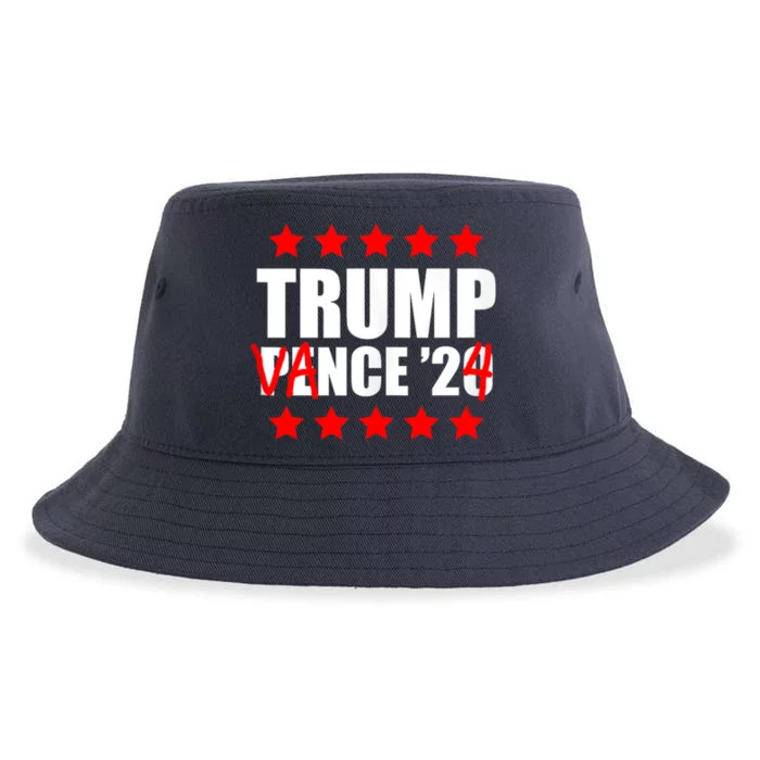 Trump Vance 2024 Not Pence Presidential Election Political Sustainable Bucket Hat