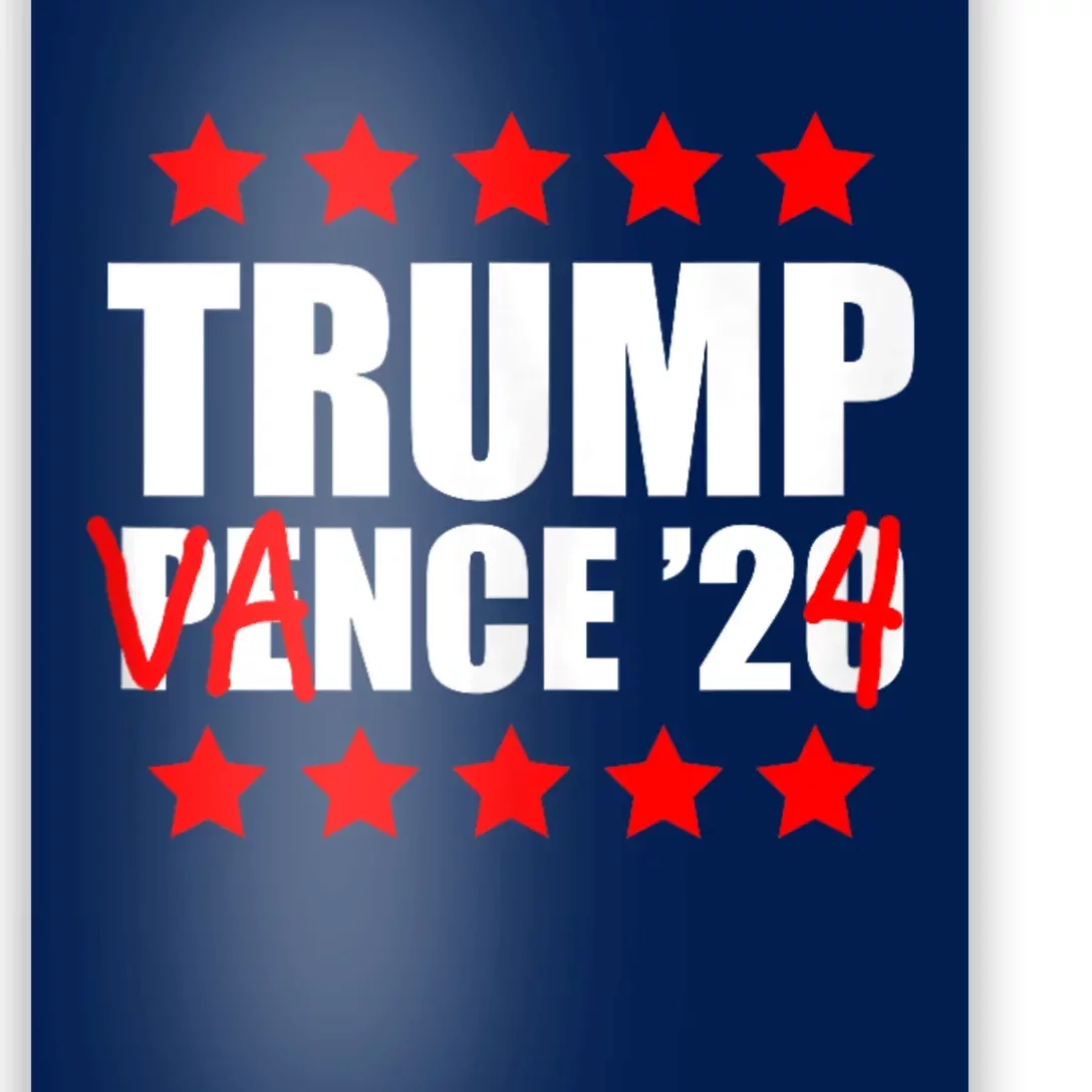 Trump Vance 2024 Not Pence Presidential Election Political Poster