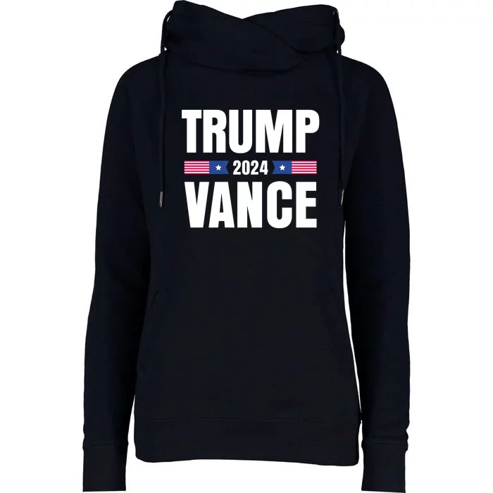 Trump Vance 2024 Womens Funnel Neck Pullover Hood