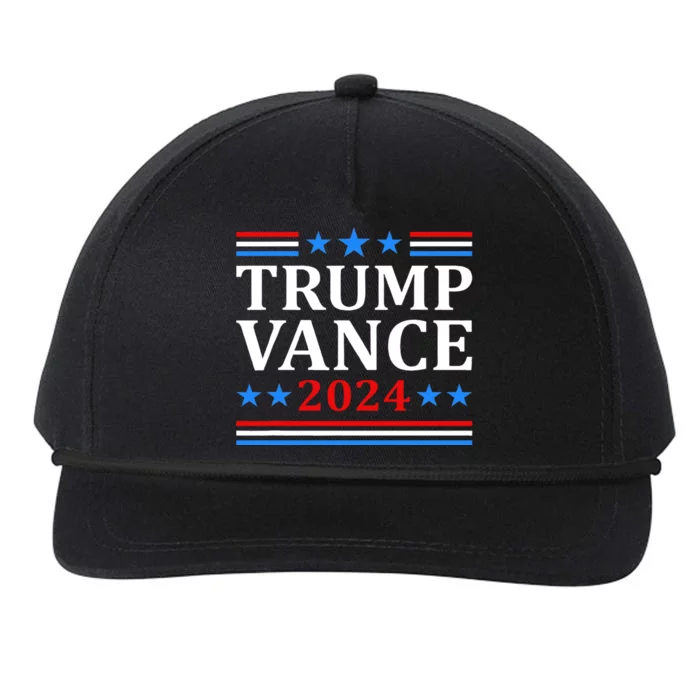 Trump Vance 2024 For President Vp Usa Election Snapback Five-Panel Rope Hat