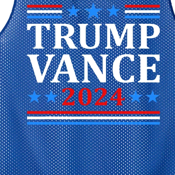 Trump Vance 2024 For President Vp Usa Election Mesh Reversible Basketball Jersey Tank