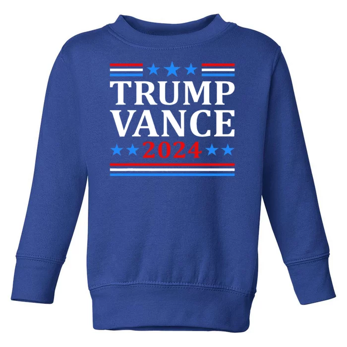 Trump Vance 2024 For President Vp Usa Election Toddler Sweatshirt