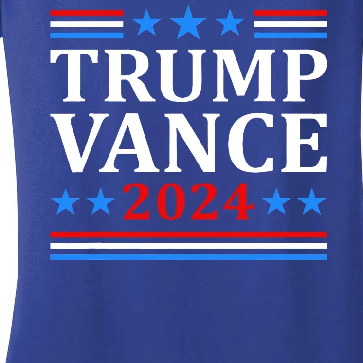 Trump Vance 2024 For President Vp Usa Election Women's V-Neck T-Shirt