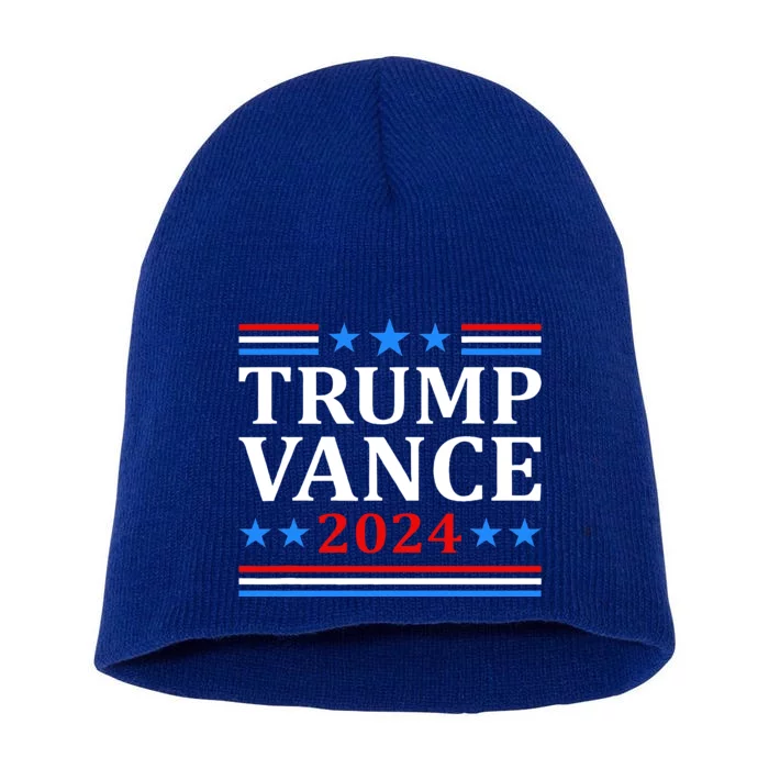 Trump Vance 2024 For President Vp Usa Election Short Acrylic Beanie