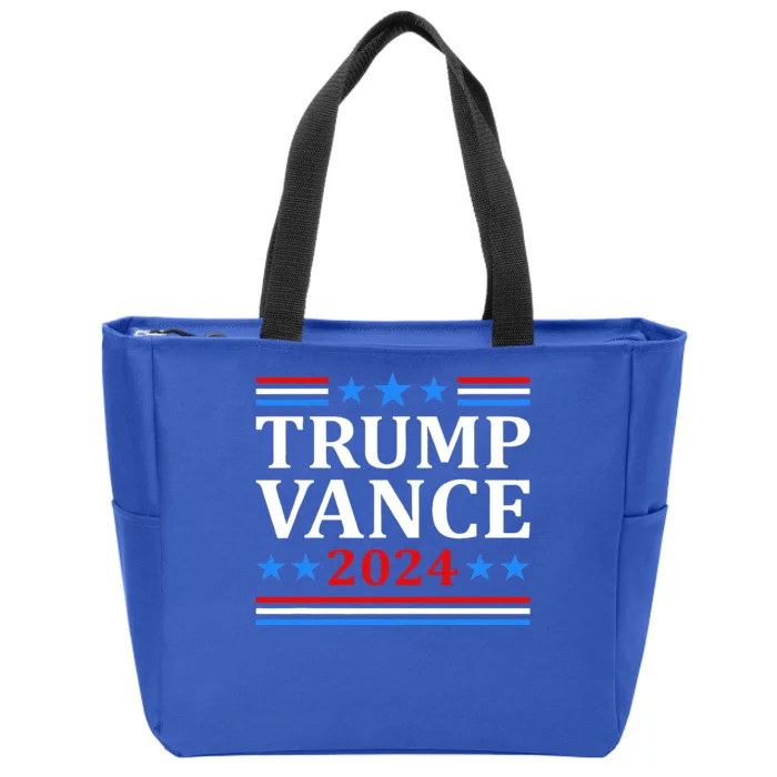 Trump Vance 2024 For President Vp Usa Election Zip Tote Bag