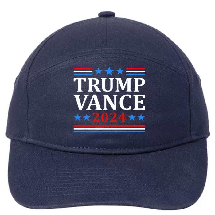 Trump Vance 2024 For President Vp Usa Election 7-Panel Snapback Hat