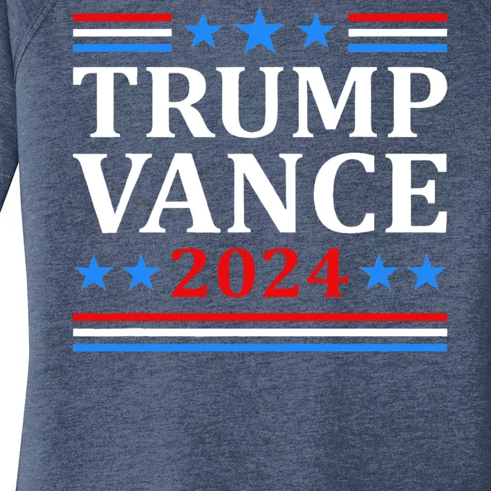 Trump Vance 2024 For President Vp Usa Election Women's Perfect Tri Tunic Long Sleeve Shirt